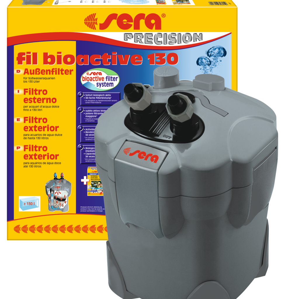 Filtro SERA Fil Bioactive 130 sem UV com embalagem original