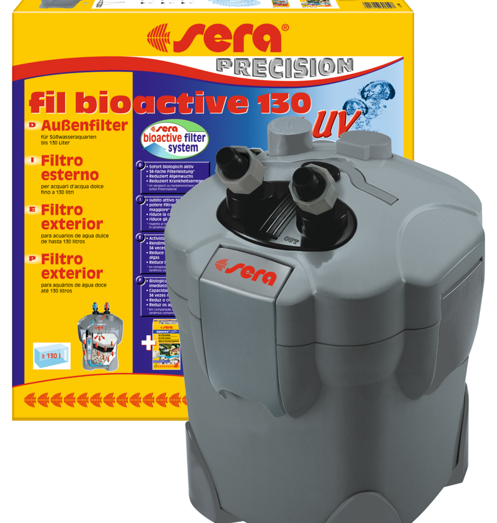 Filtro SERA Fil Bioactive 130 + UV com embalagem original