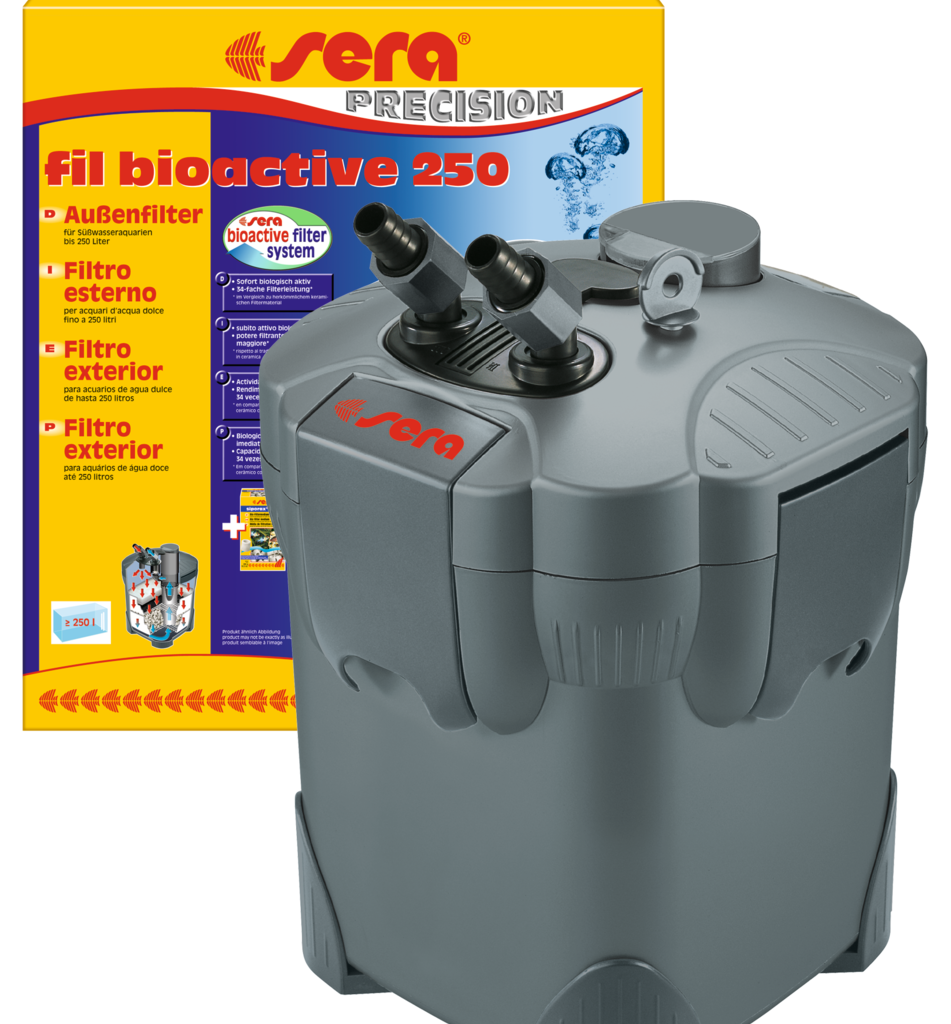 Filtro SERA Fil Bioactive 250 sem UV com embalagem original