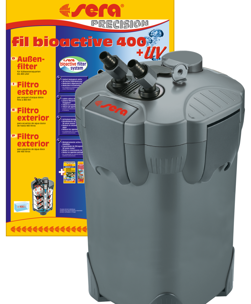 Filtro SERA Fil Bioactive 400 + UV com embalagem original