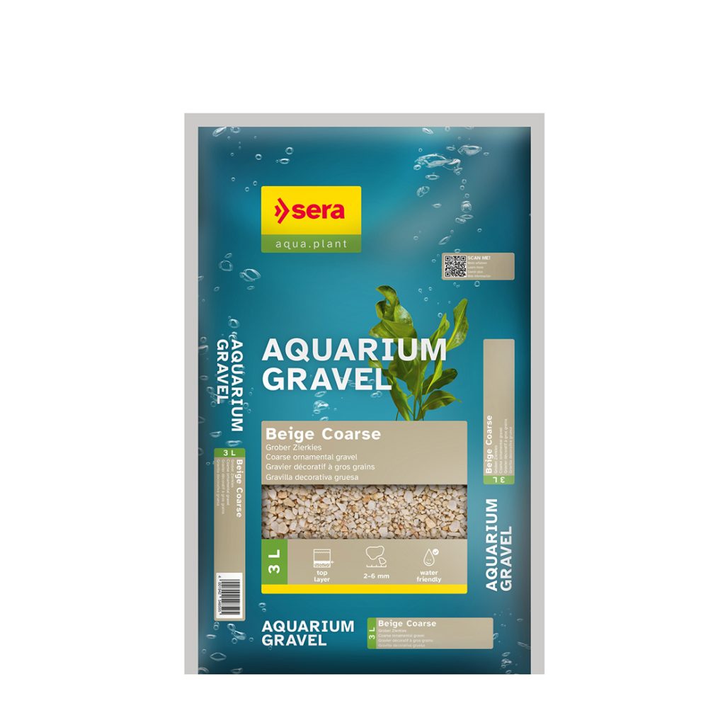 SERA Aquarium Gravel Beige Coarse (3L)
