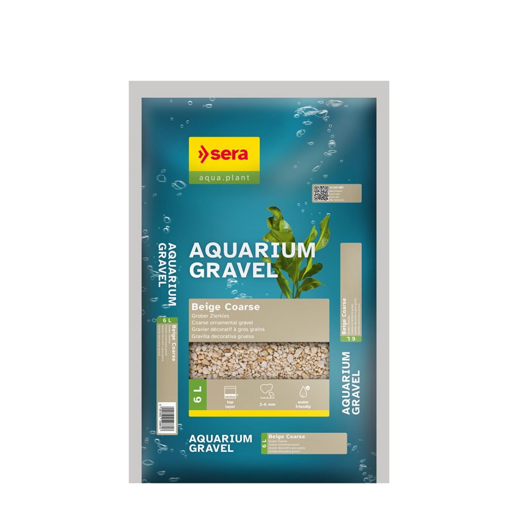SERA Aquarium Gravel Beige Coarse (6L)