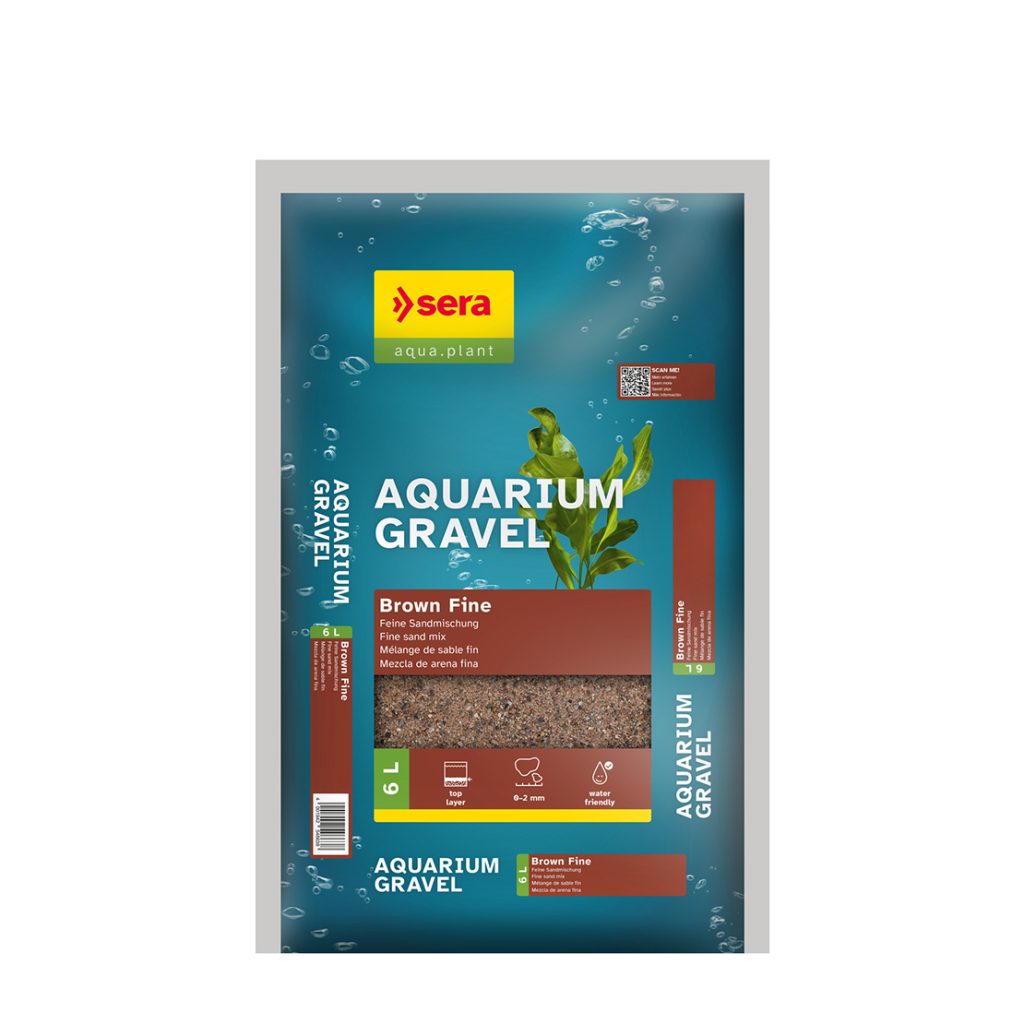 SERA Aquarium Gravel Brown Fine (6L)