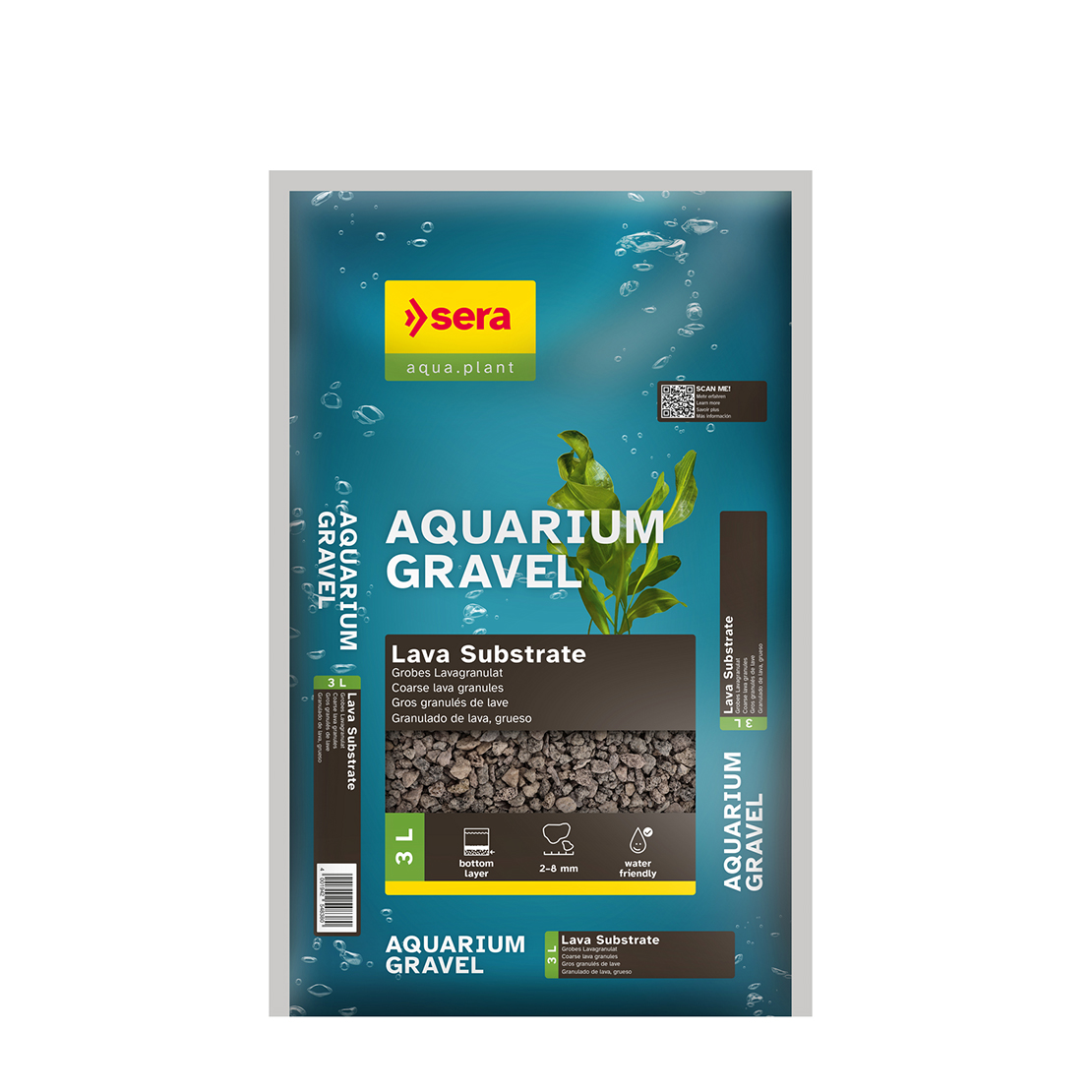SERA Aquarium Gravel Lava Substrate (3L)