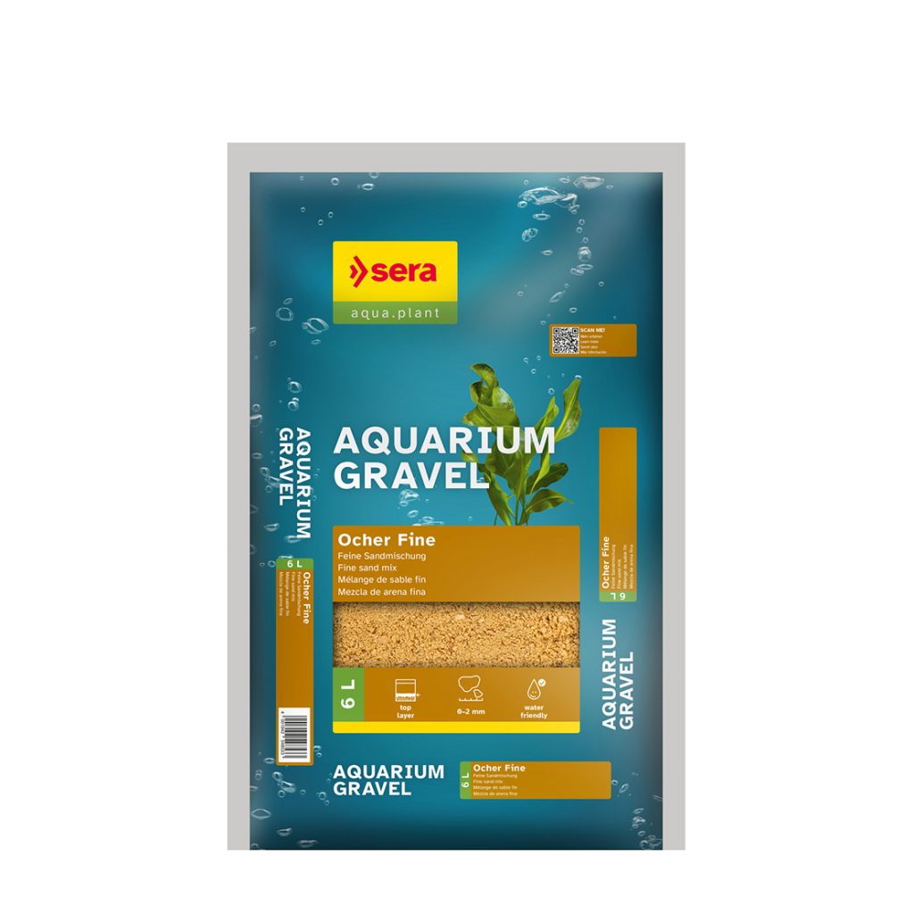SERA Aquarium Gravel Ocher Fine (6L)