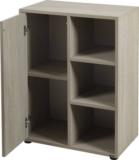 Móvel Zolux IDRO 60 zebrano cinzento com porta aberta