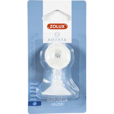 Embalagem Zolux Aquaya difusor Igloo com ventosa 321315