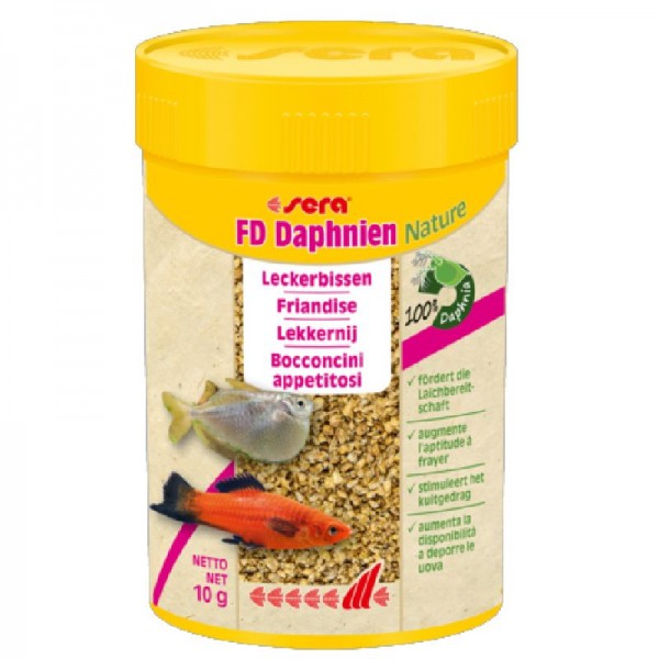 Embalagem sera FD Daphnien Nature 100 ml, 10 g