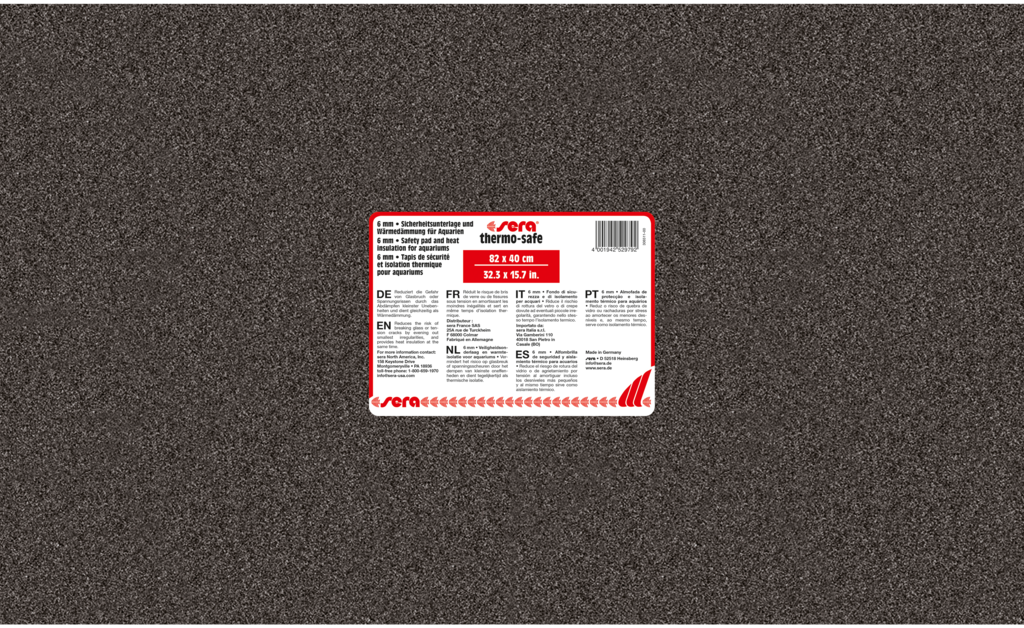 Base de proteção sera thermo-safe de 82 por 40 cm e 6 mm de espessura
