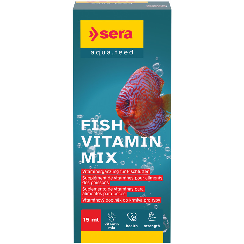 Embalagem Sera Fish Vitamin Mix 15 ml