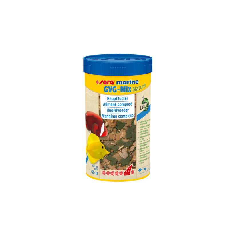Embalagem sera marine GVG-Mix Nature 250 ml, 60 g, referência 32254