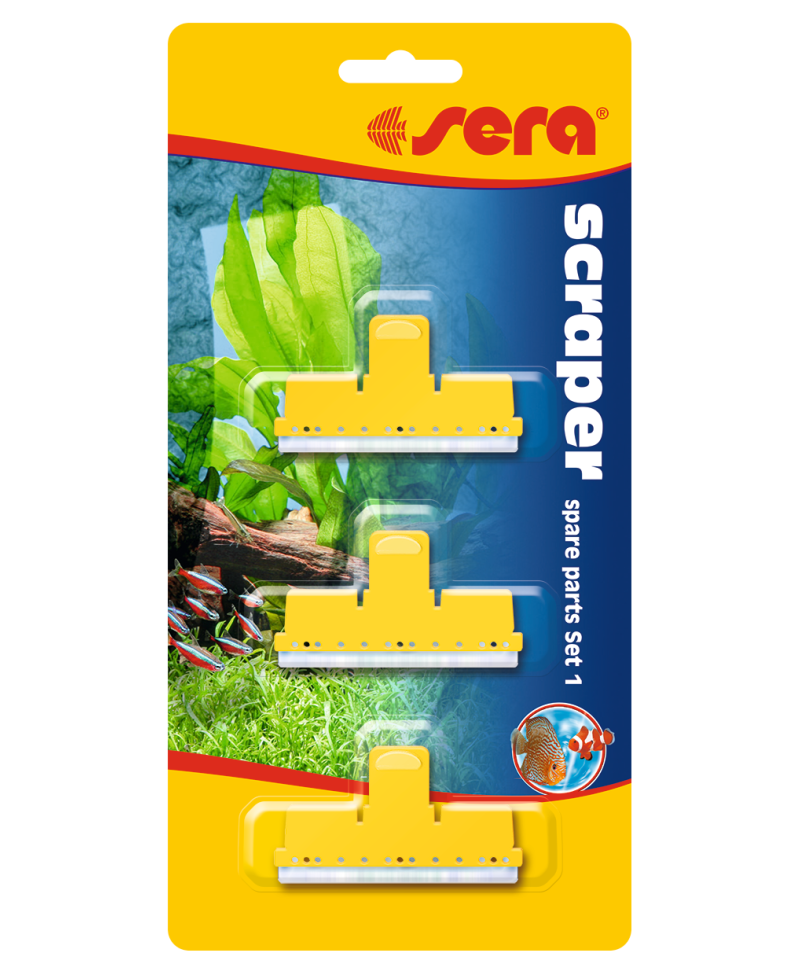 Embalagem sera scraper Set 1 com três lâminas 32085
