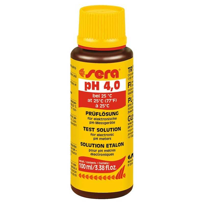 Frasco sera solução de calibração pH 4,0 100 ml