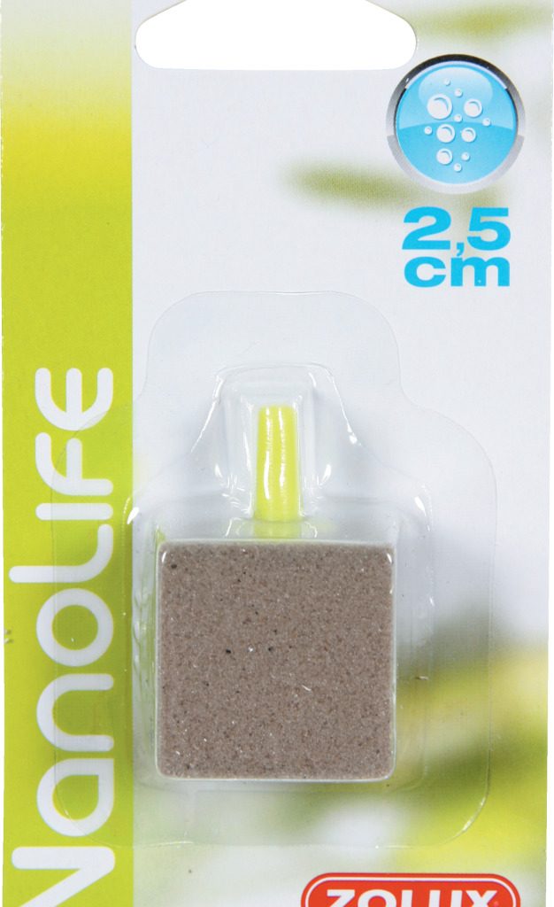 Embalagem Zolux NanoLife Air Cube, difusor de ar cúbico de 2,5 cm