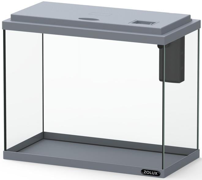 Aquário ZOLUX EKAÏ 30 cinzento de 12 litros com filtro interno
