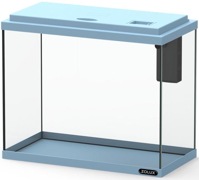Aquário ZOLUX EKAÏ 35 azul de 18 litros com filtro interno