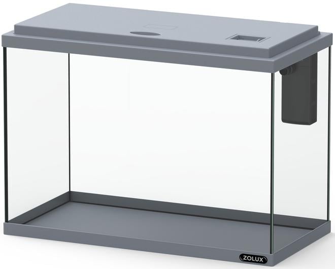 Aquário ZOLUX EKAÏ 40 cinzento de 24 litros com filtro interno