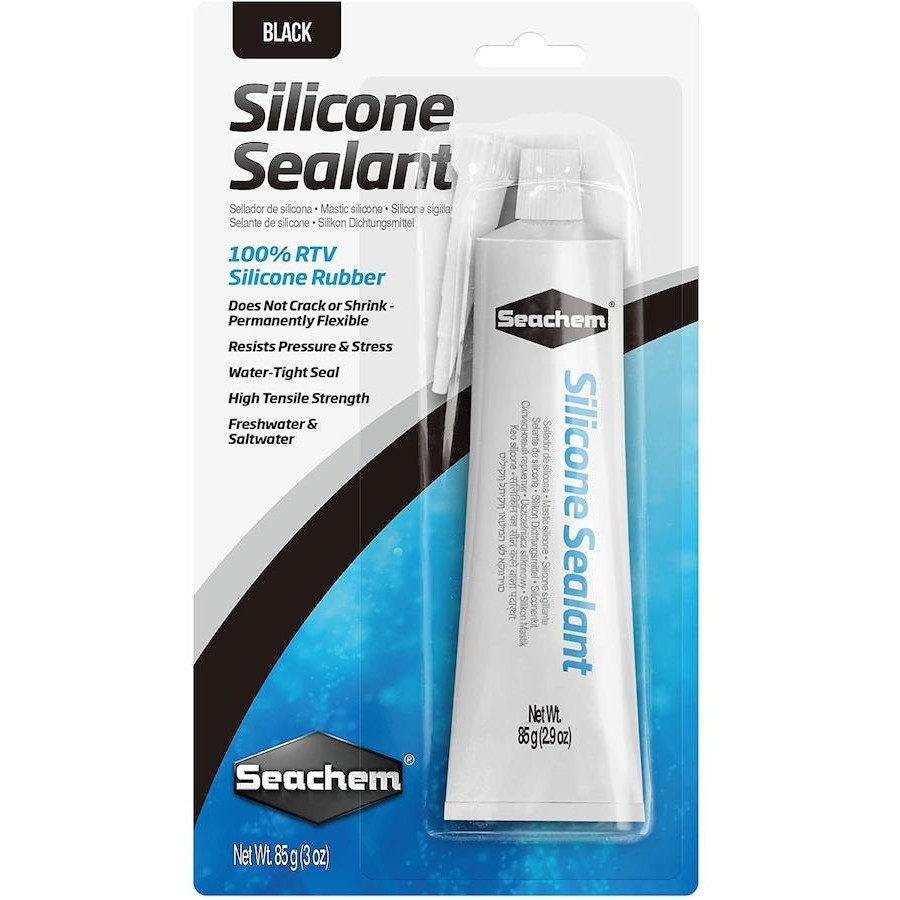 Silicone sealant/adhesive - black 85 g