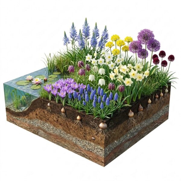 Bolbos de flores para a biodiversidade