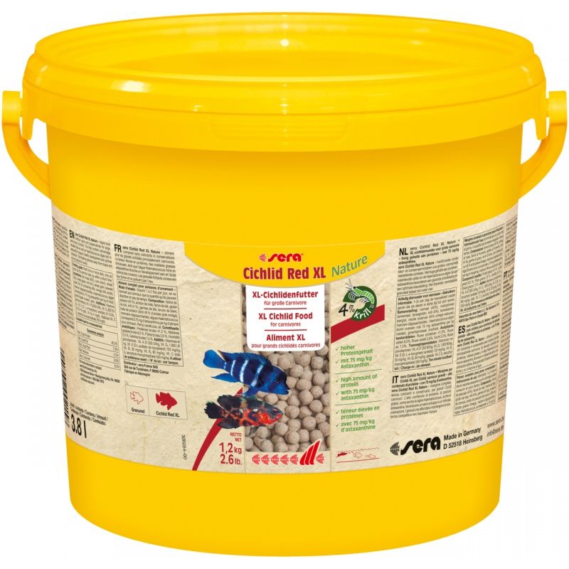 sera Cichlid Red XL Nature 3.800 ml (1,2 kg)