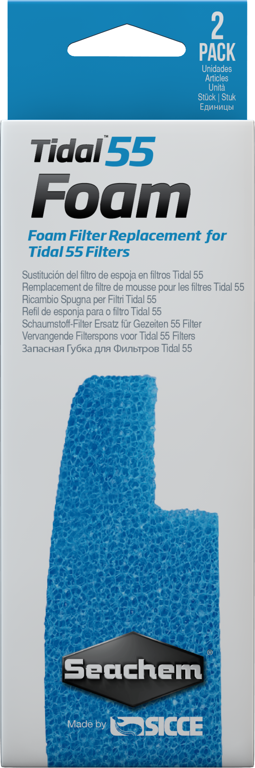 Tidal 55 recarga Foamex (2 pack)