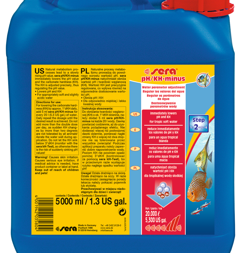 sera pH/KH-minus 5.000 ml